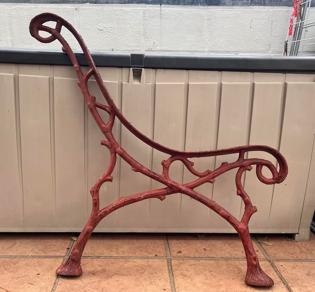 Pieds de banc de jardin en fonte., Jardin & Terrasse, Enlèvement, Utilisé