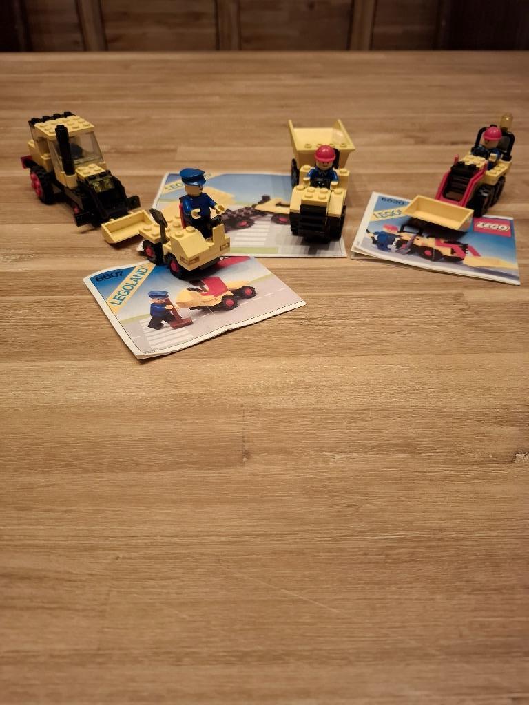LEGO WERF WAGENS 6607 - 6630 - 6652 - TRAKTOR, Kinderen en Baby's, Speelgoed | Duplo en Lego, Gebruikt, Lego, Complete set, Ophalen of Verzenden