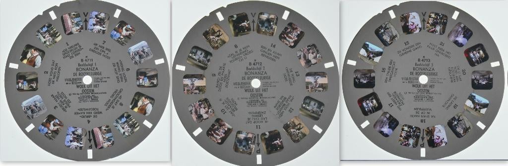 View-master Bonanza B 4711 2 3 -- 3 disques, Enlèvement ou Envoi