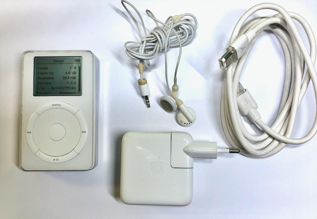 Apple iPod 1ste Generatie - 2001 - 5GB, Informatique & Logiciels, Enlèvement ou Envoi, Apple