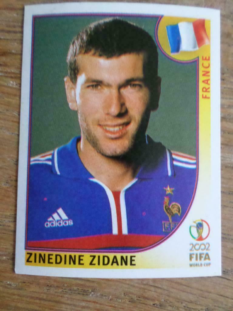 Zinedine ZIDANE (Frankrijk) Panini WK 2002 Korea-Japan nº38., Verzamelen, Ophalen of Verzenden, Nieuw, Sport