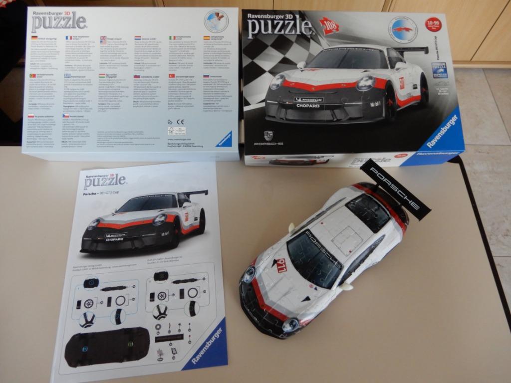 Porsche 3D puzzel, Enlèvement