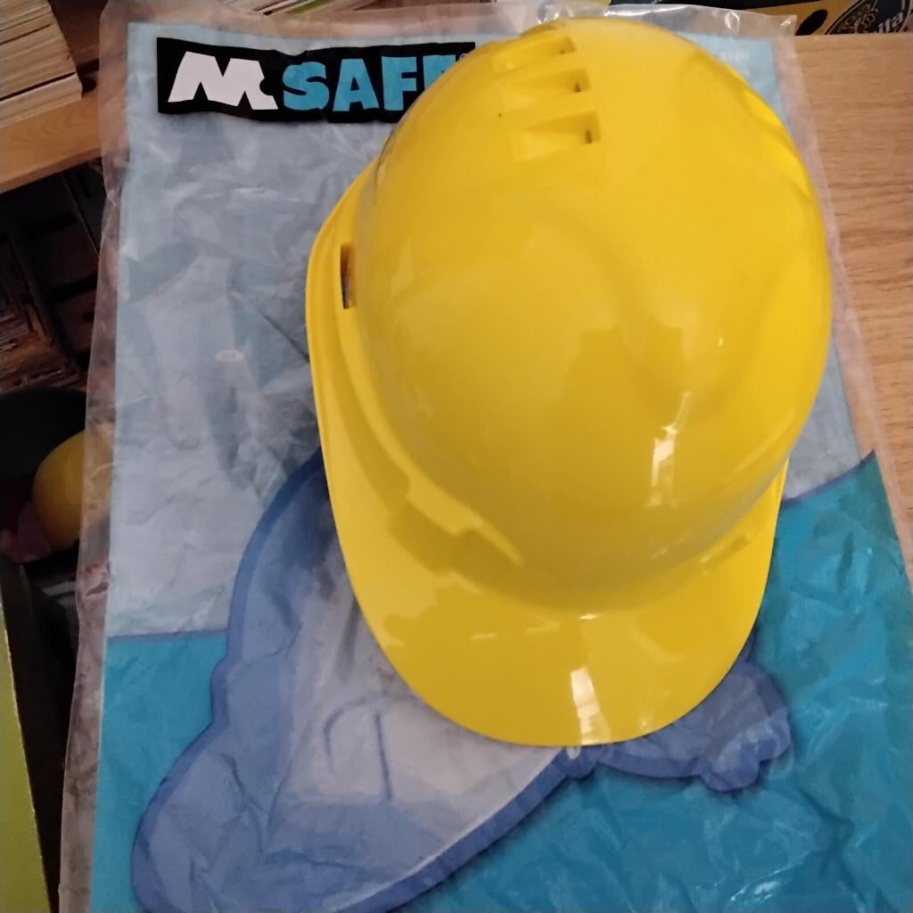 Gele veiligheidshelmen, Bricolage & Construction, Casques de sécurité, Enlèvement ou Envoi, Neuf