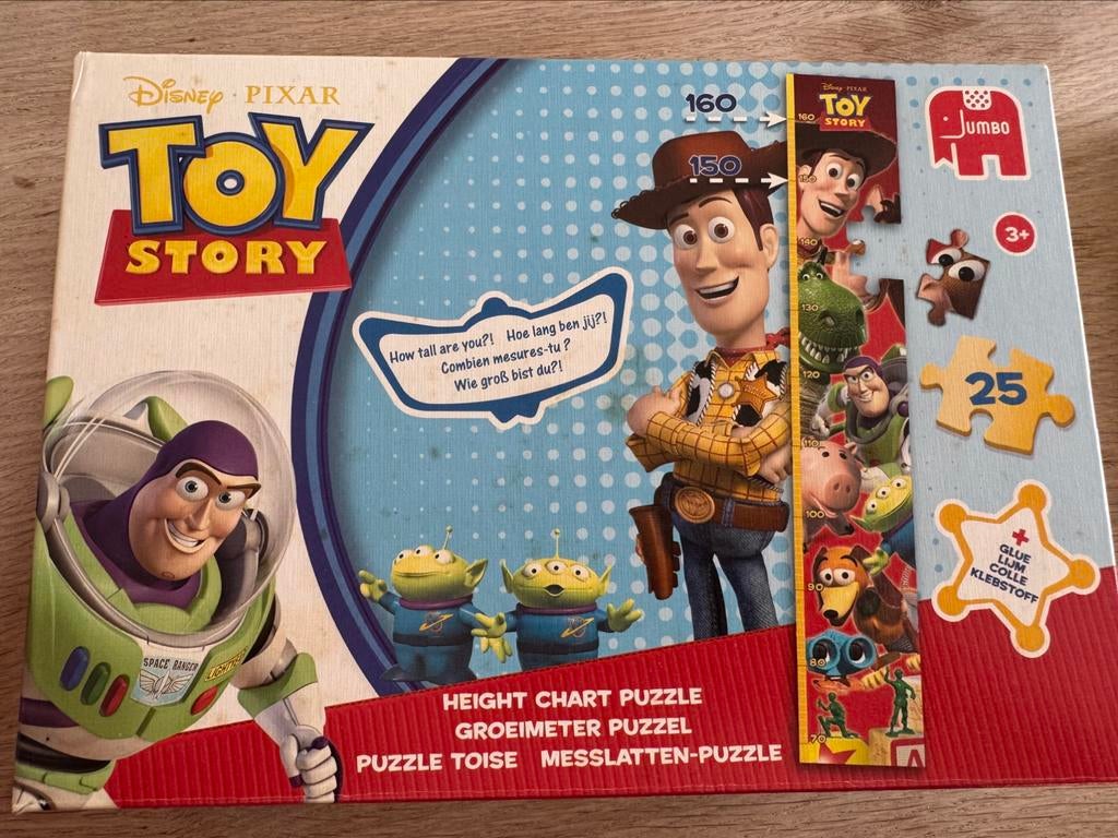 Toy story groeimeter puzzel, Kinderen en Baby's, Ophalen, Zo goed als nieuw