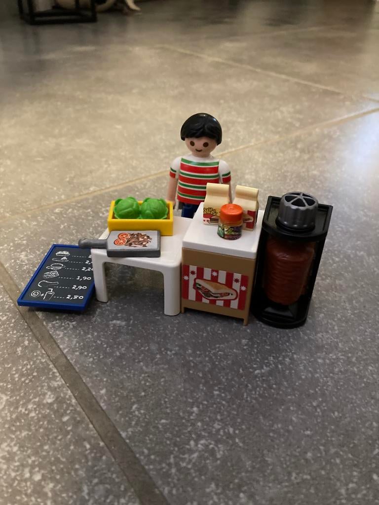 Playmobil kebab verkoper, Enlèvement ou Envoi, Comme neuf