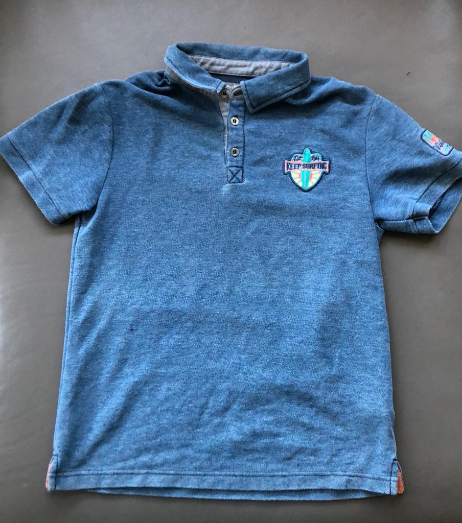 Blauwe T-shirt orchestra maat 164, Kinderen en Baby's, Kinderkleding | Maat 164, Ophalen, Gebruikt, Shirt of Longsleeve, Jongen
