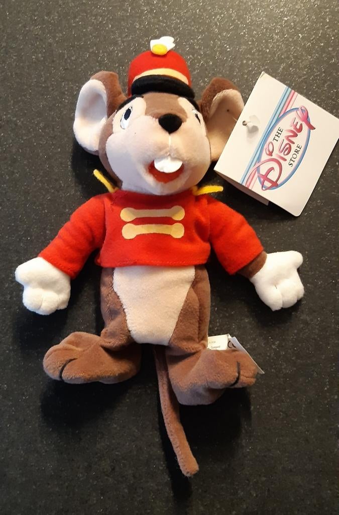 Pluche muis uit film Dumbo, Nieuw, Ophalen, Bambi of Dumbo, Nieuw, Knuffel