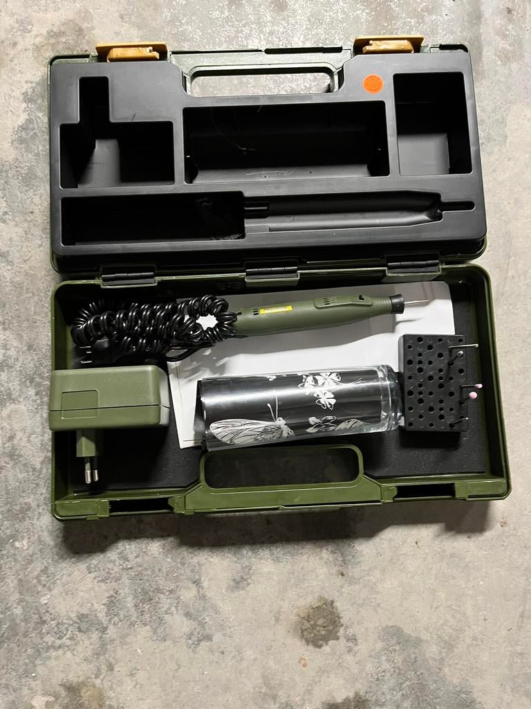 Proxxon graveerpen set voor glas en metaal, Hobby en Vrije tijd, Ophalen, Zo goed als nieuw