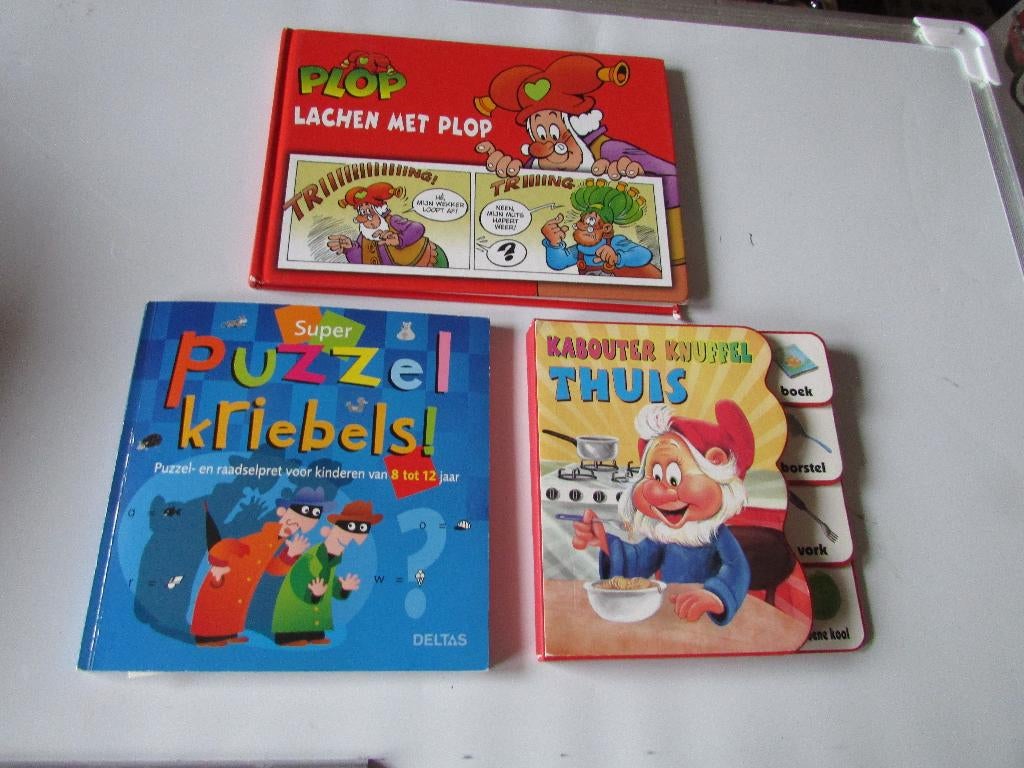 1 ) PLOP,  2 ) KABOUTER KHUFFEL 3 ) PUZZEL KRIEBEL, Fictie algemeen, Nieuw, Ophalen of Verzenden, Diverse Auteurs