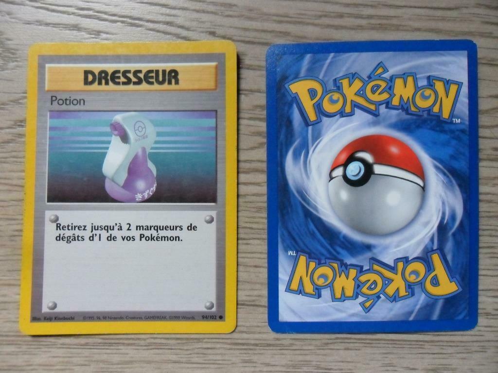 Carte - Dresseur - potion - Set De Base, Enlèvement