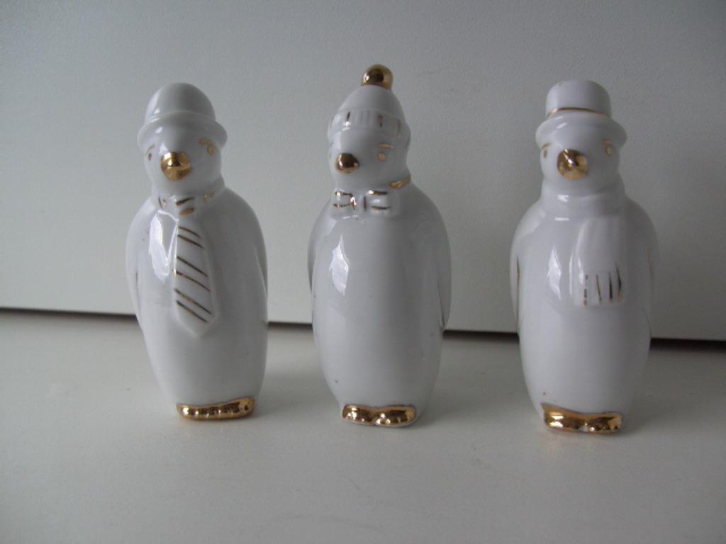 WINTER DECO PINQUINS WIT PORSELEINEN 36 STUKS Nieuw, Ophalen of Verzenden, Nieuw, Overige typen
