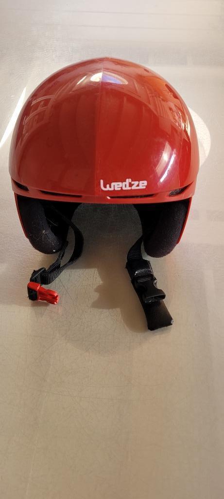rode helm, Fietsen en Brommers, Ophalen of Verzenden, Gebruikt, Decatlon