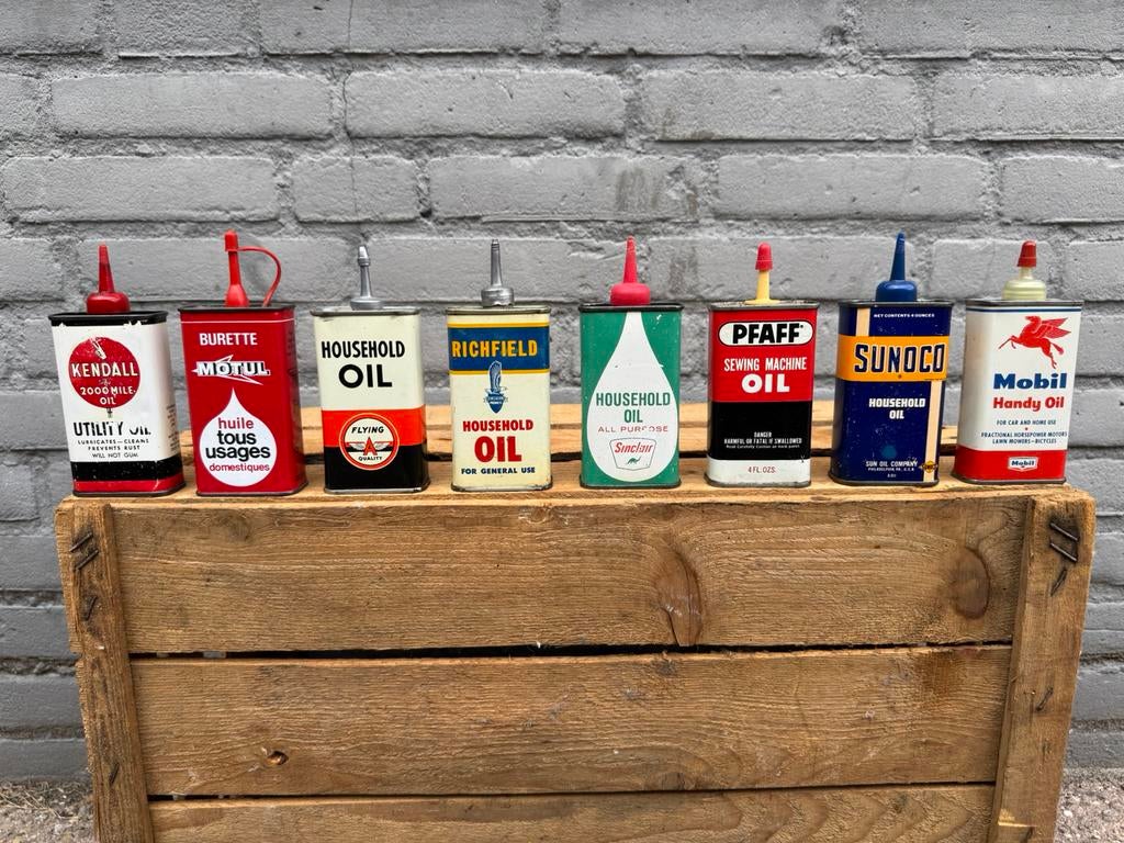 Rares mini-bidons d'huile pratiques, Enlèvement ou Envoi, Utilisé, Emballage