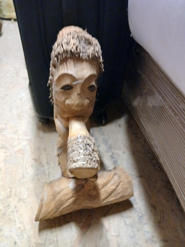 Rasta man bamboe wortel, Ophalen