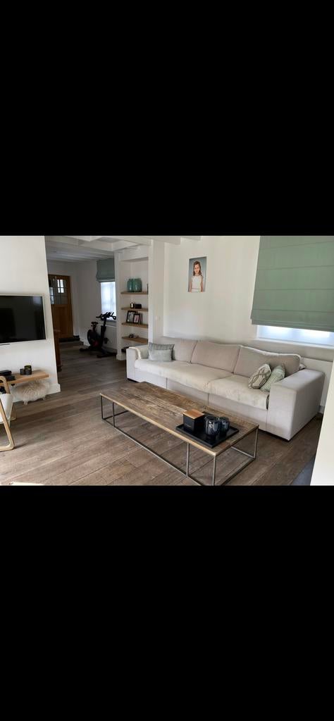 Moderne tijdloze zitbank, Landelijk strak tijdloos, 250 à 300 cm, Banc droit, Enlèvement