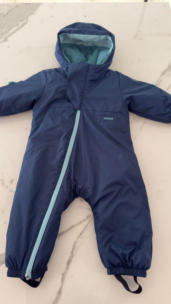 WEDZE Skipak 76cm tot 81cm waterdicht marineblauw, Kinderen en Baby's, Babykleding | Maat 80, Ophalen of Verzenden, Zo goed als nieuw