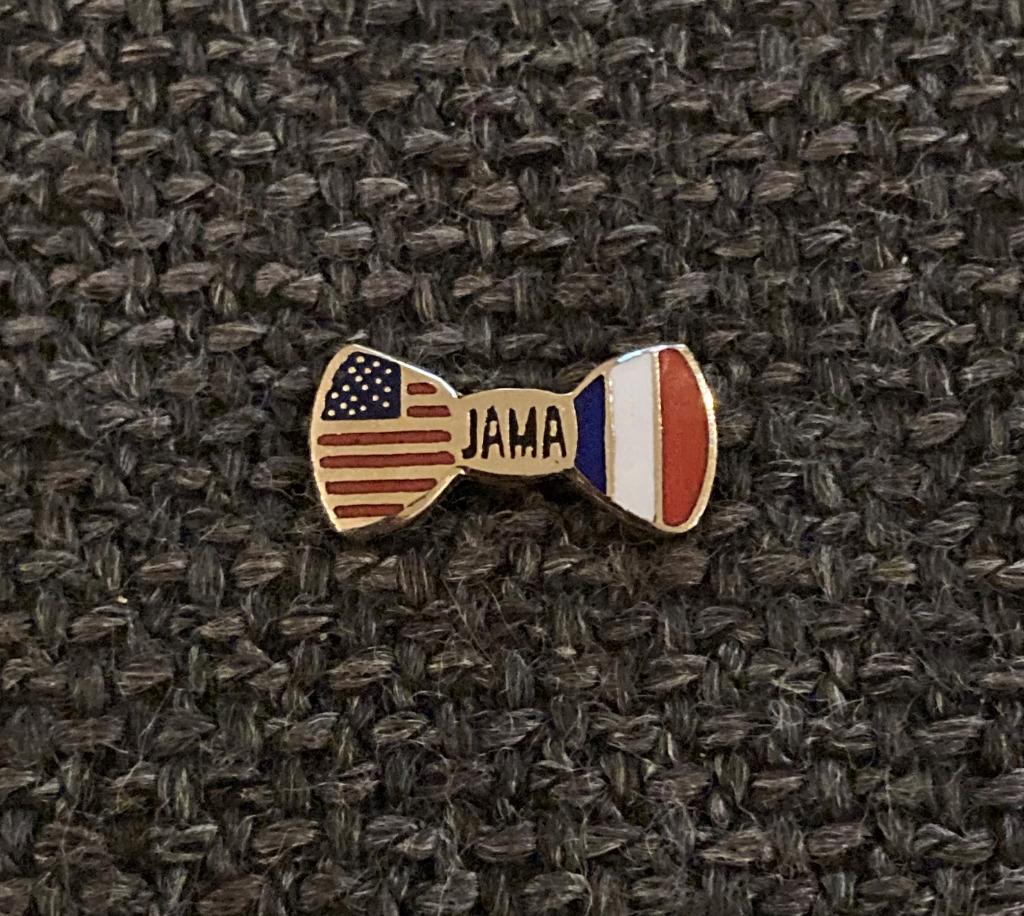 PIN - JAMA - VERENIGDE STATEN - FRANKRIJK, Envoi, Utilisé, Autres sujets/thèmes, Insigne ou Pin's