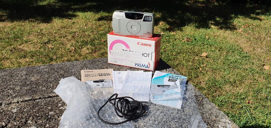Canon Prima Zoom Shot, Audio, Tv en Foto, Fotocamera's Analoog, Ophalen of Verzenden, Zo goed als nieuw, Canon