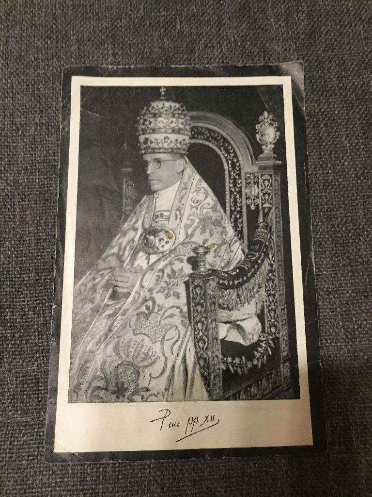 Doodsprentje Paus Pius XII, Enlèvement ou Envoi, Image pieuse