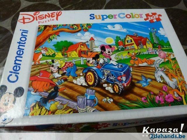 Puzzels van Mickey Mouse 20 stuks, Kinderen en Baby's, Speelgoed | Kinderpuzzels, Ophalen of Verzenden, 10 tot 50 stukjes, Zo goed als nieuw