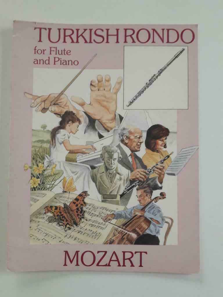 Mozart: Turkish Rondo pour Flûte et Piano, Livres, Enlèvement ou Envoi, Utilisé