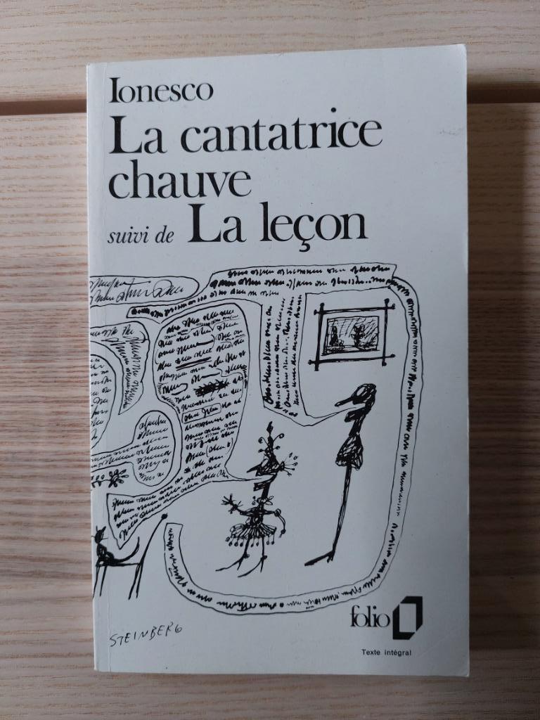 Livre La cantatrice chauve et La leçon d’Ionesco, Ophalen of Verzenden, Zo goed als nieuw