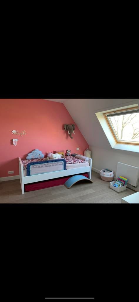 Meegroeibed Quax stripes reeks, Kinderen en Baby's, Ophalen, Gebruikt, Lattenbodem