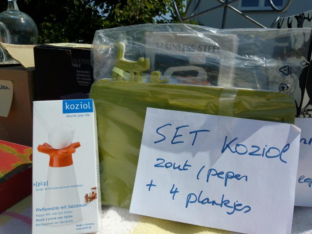 Koziol zoutvatje, pepermolen, Ophalen, Nieuw