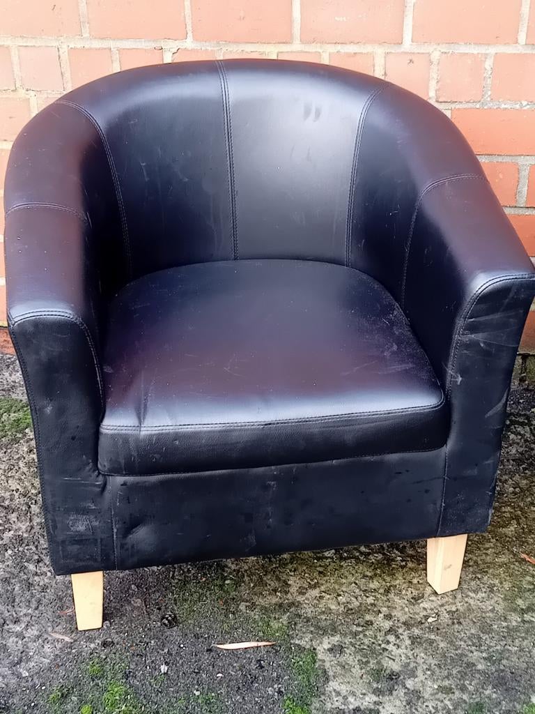 2 Fauteuils Cabriolet, Maison & Meubles, Fauteuils, Enlèvement, Utilisé, Bois, 50 à 75 cm