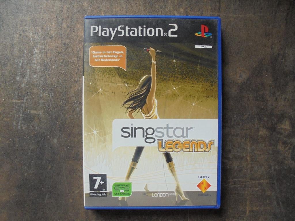 SingStar Legends voor PS2 (zie foto's), Games en Spelcomputers, Games | Sony PlayStation 2, Muziek, Gebruikt, Ophalen of Verzenden
