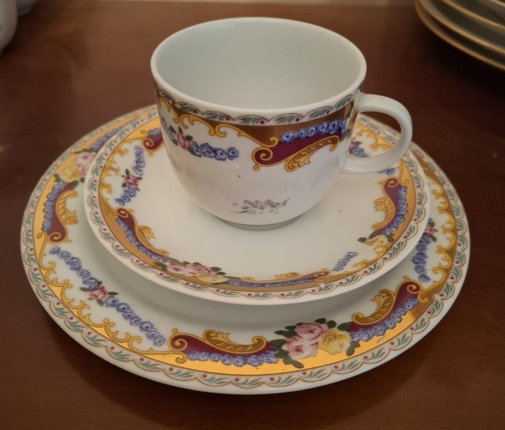 Vintage T.Limoges porseleinen theeservies, Enlèvement