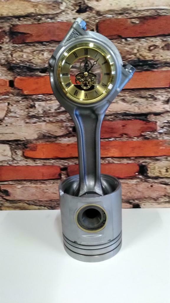 Piston clock zuiger klok mancave - Ferrari BMW Alfa Romeo, Huis en Inrichting, Ophalen of Verzenden, Nieuw