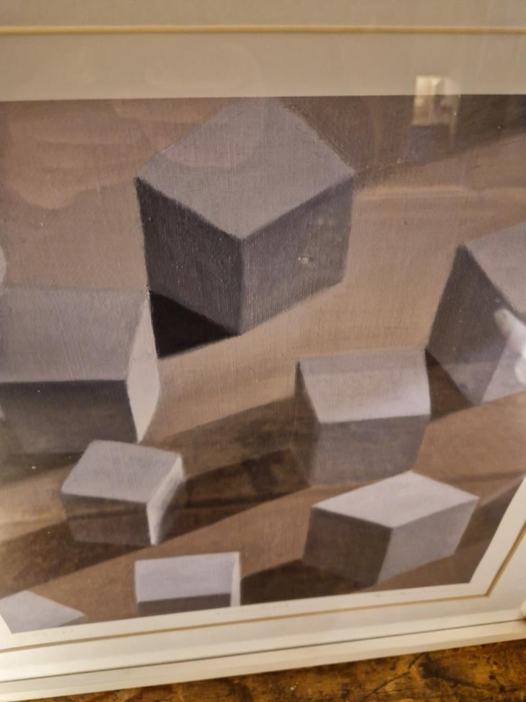 Lithografie zonder titel Eric Vandamme, Antiek en Kunst, Ophalen of Verzenden