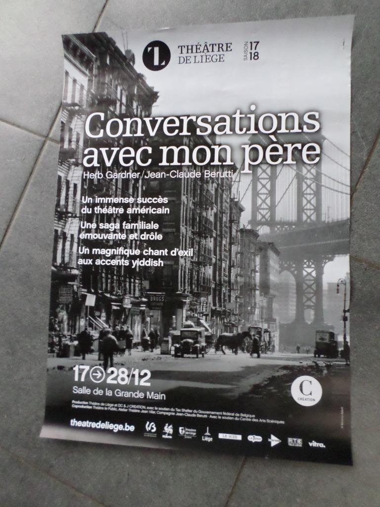 Amérique ambiance début 20e siècle - affiche 60x40 - 2018, Enlèvement ou Envoi, Rectangulaire vertical, A1 jusqu'à A3, Utilisé
