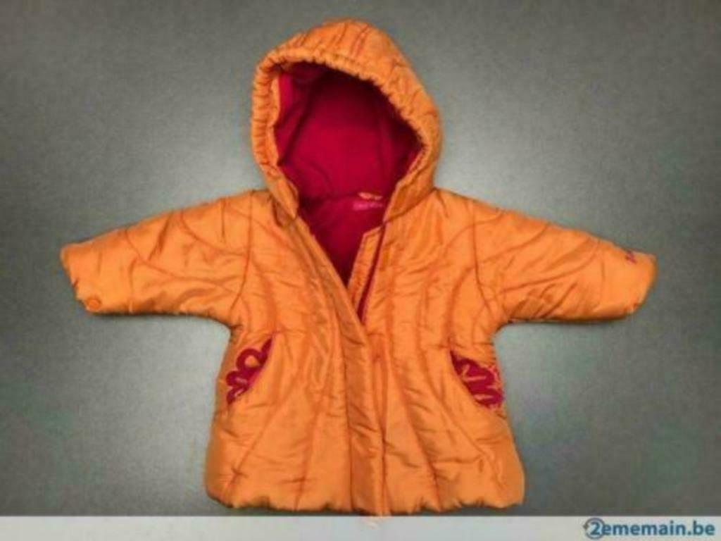 Manteau Fleurs d'Hiver - Taille 6 mois, Enlèvement ou Envoi, Utilisé, Fleurs d'Hiver, Fille