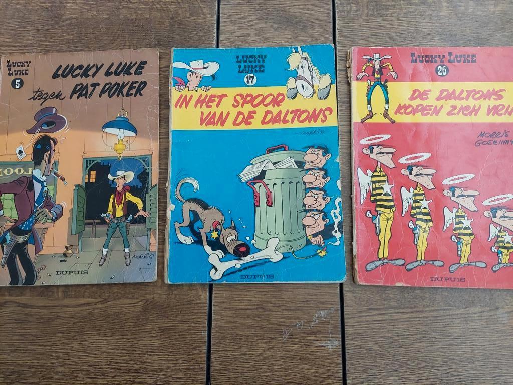 Lucky luke 3 stuks, Meerdere stripboeken, Ophalen of Verzenden, Gelezen, Dupuis