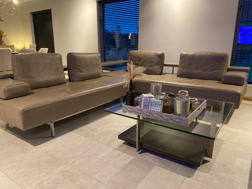 Rolf Benz Dono zithoek, Huis en Inrichting, Zetels | Zetels, Gebruikt, Hoekbank, Vierpersoons of meer, 250 tot 300 cm, 100 tot 125 cm