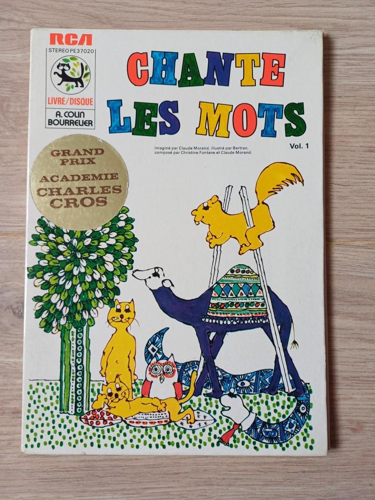 Livre disque Chante les mots, Enlèvement ou Envoi, Utilisé, Musique