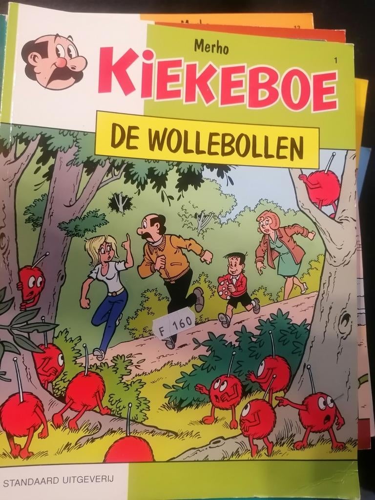 Merho - De wollebollen 10 strips van Kiekeboe., Boeken, Ophalen of Verzenden, Zo goed als nieuw, Merho