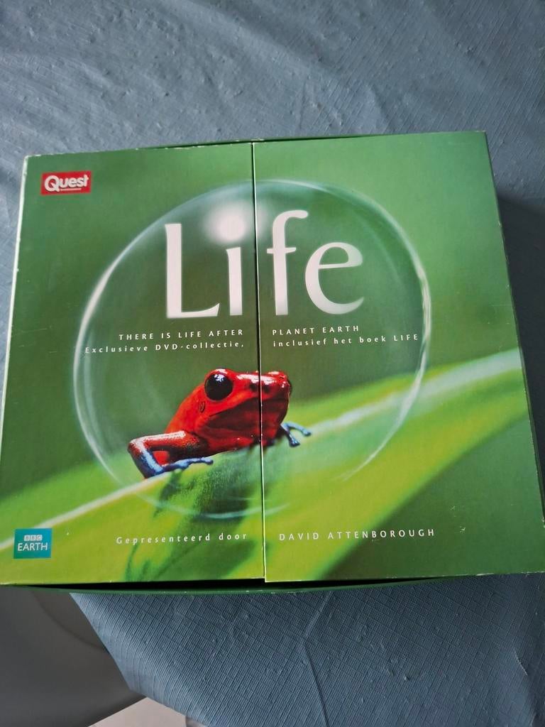 Prachtige box life bbc earth  boek +5 dvds als nieuw, Ophalen of Verzenden, Zo goed als nieuw