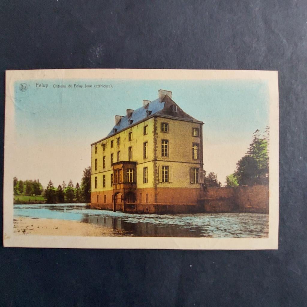 Oude postkaart Feluy, Collections, Envoi
