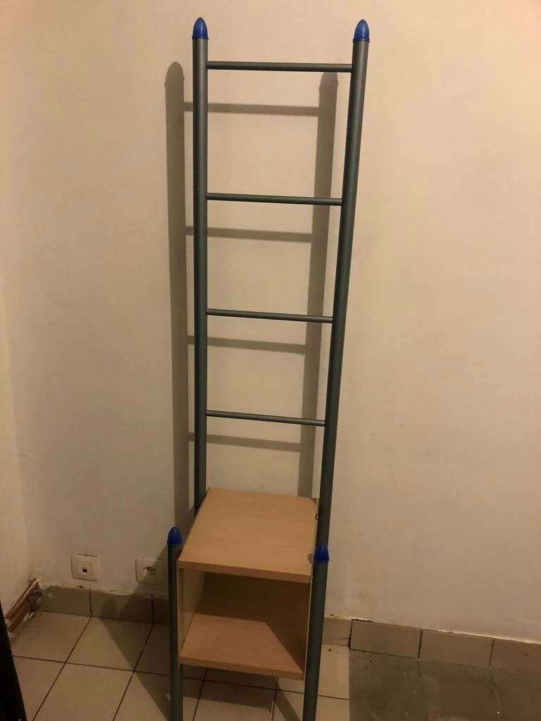 Rekje met kastje beuk, Minder dan 45 cm, Metaal of Aluminium, Ophalen of Verzenden, Zo goed als nieuw