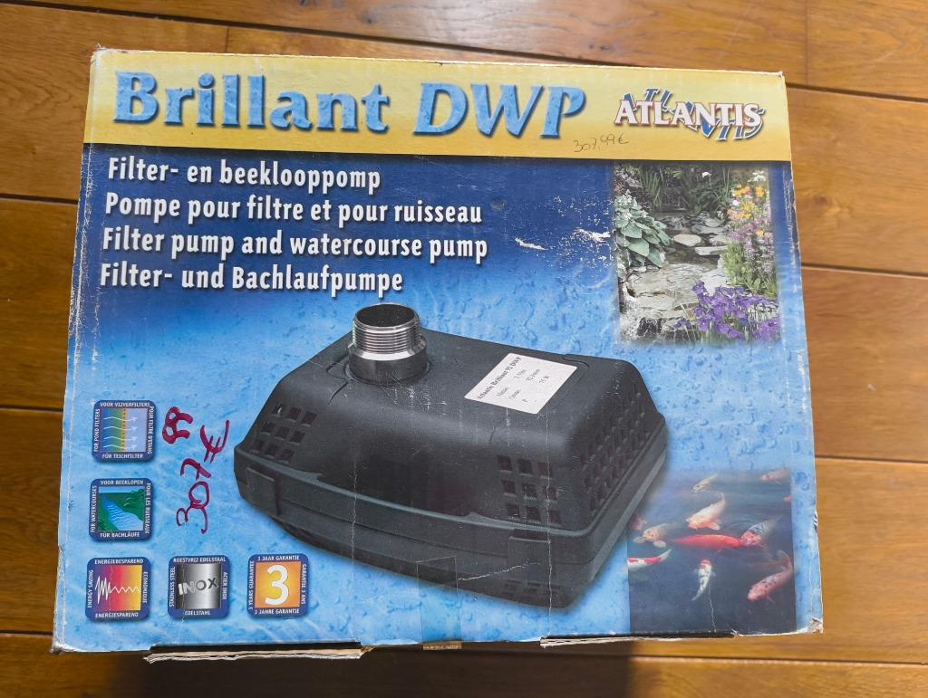 Pompe de filtration de bassin Brilliant DWP 150, Enlèvement, Neuf
