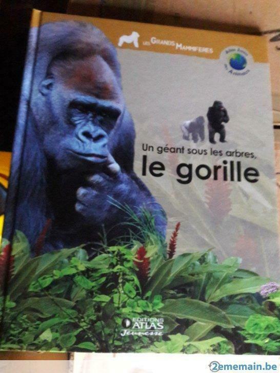 livre sur les grands mammifères: le gorille, Enlèvement ou Envoi, Utilisé