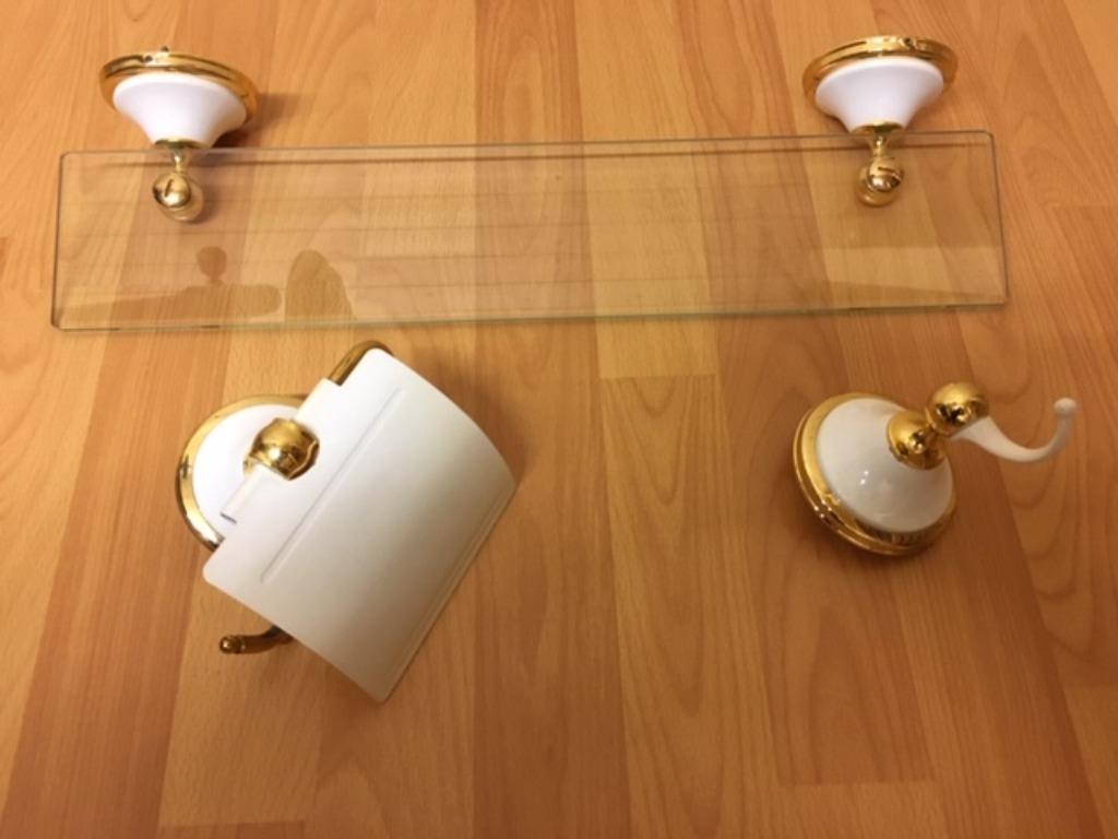 Retro look 3-delig toilet set, Doe-het-zelf en Bouw, Ophalen of Verzenden, Toilet