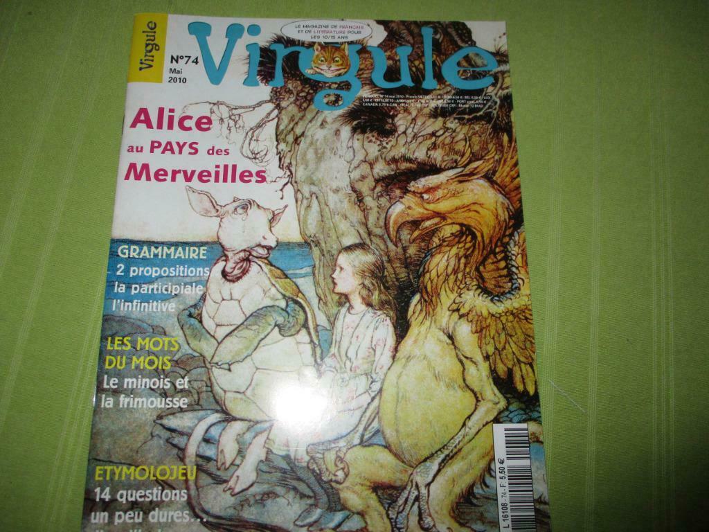 VIRGULE. ALICE AU PAYS DES MERVEILLES., Ophalen of Verzenden, Zo goed als nieuw, Fictie