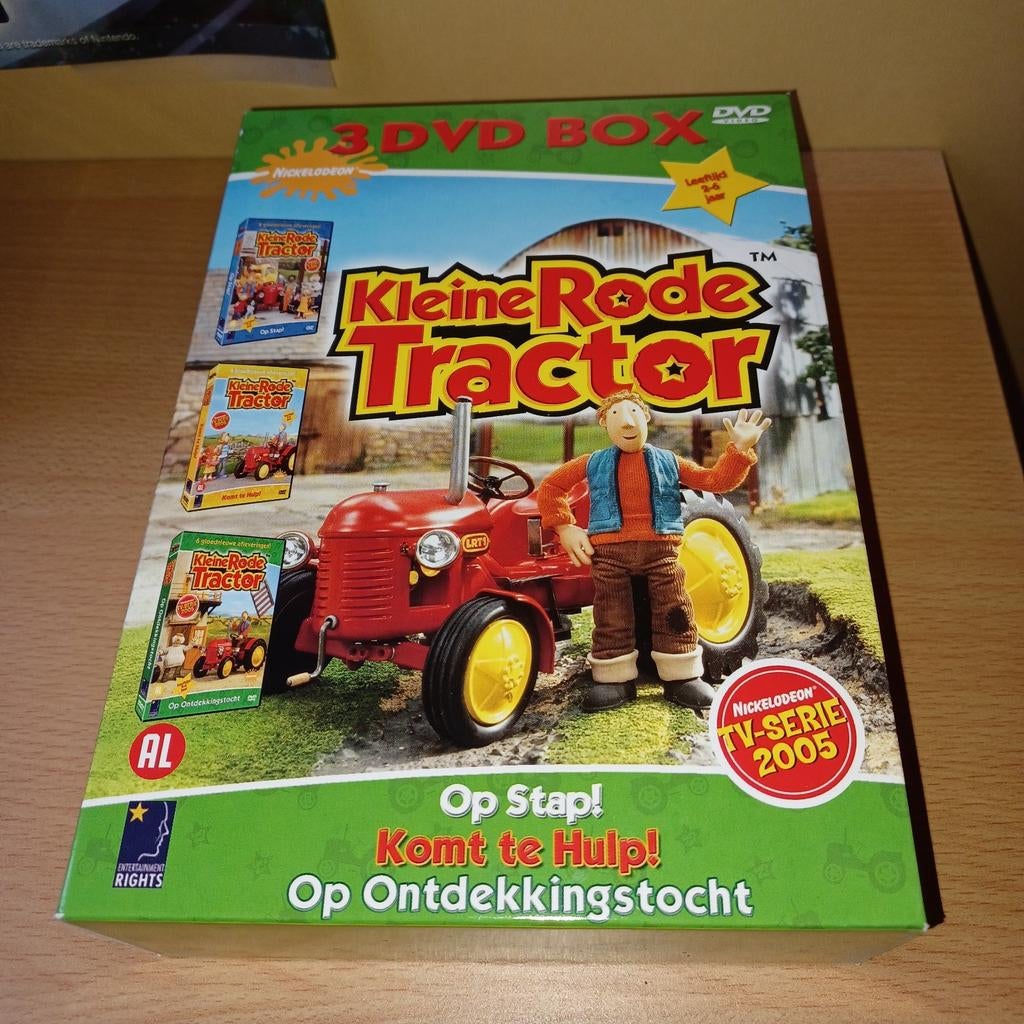3 dvd box, kleine rode tractor, Ophalen of Verzenden, Gebruikt