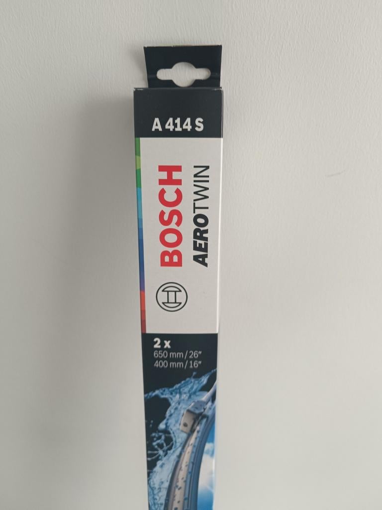 2 BOSCH Aerotwin A414S ruitenwisserbladen, Ophalen of Verzenden, Nieuw