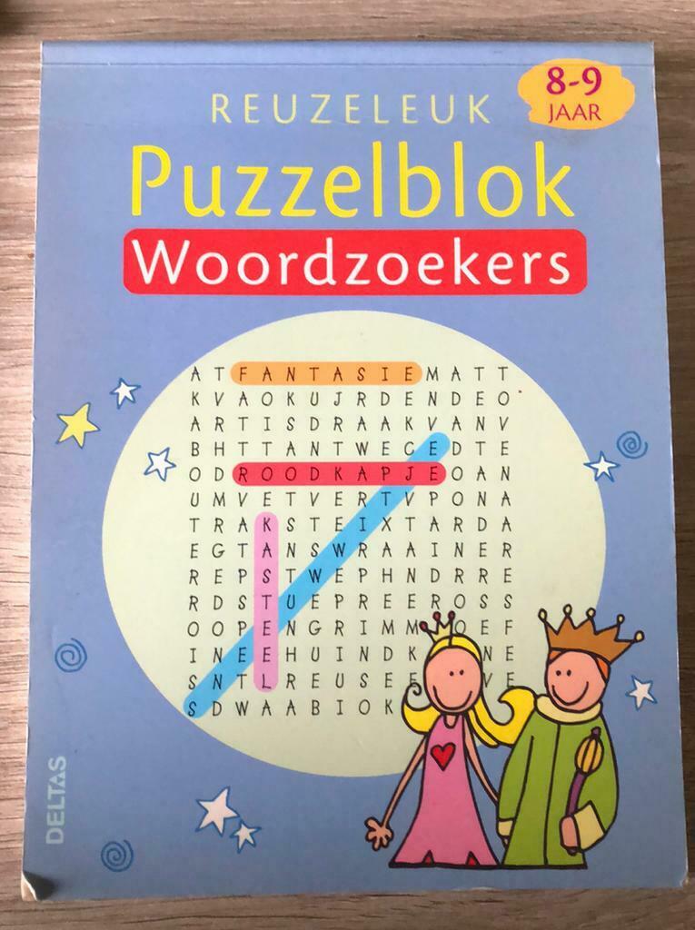 S. Tyberg - Woordzoekers 8-9j, S. Tyberg, Ophalen of Verzenden, Zo goed als nieuw