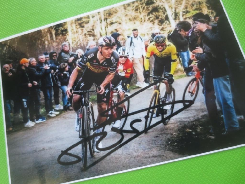 wielerfoto remco evenepoel, Envoi, Comme neuf